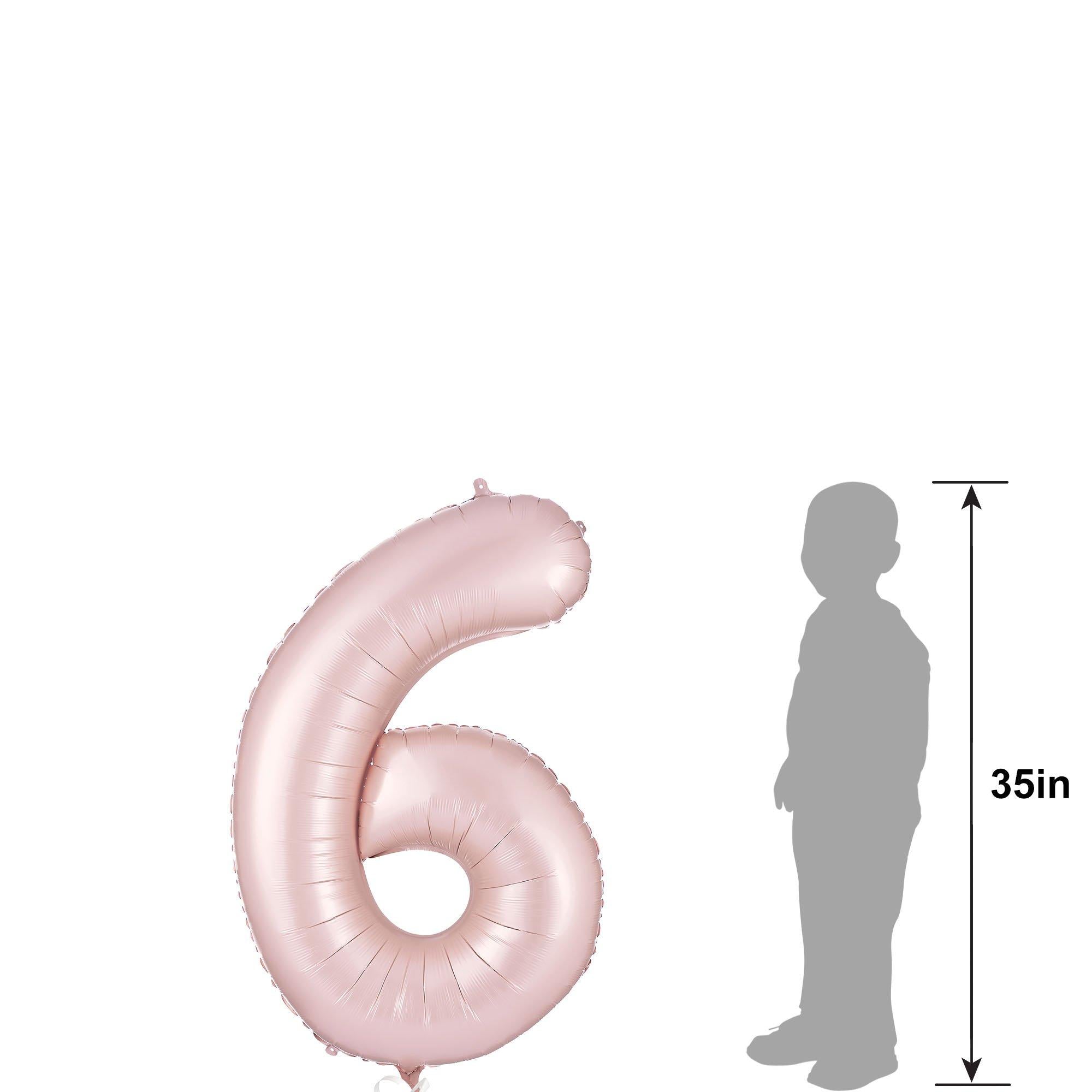 34in Number (0-9) Balloon, Assorted Colors
