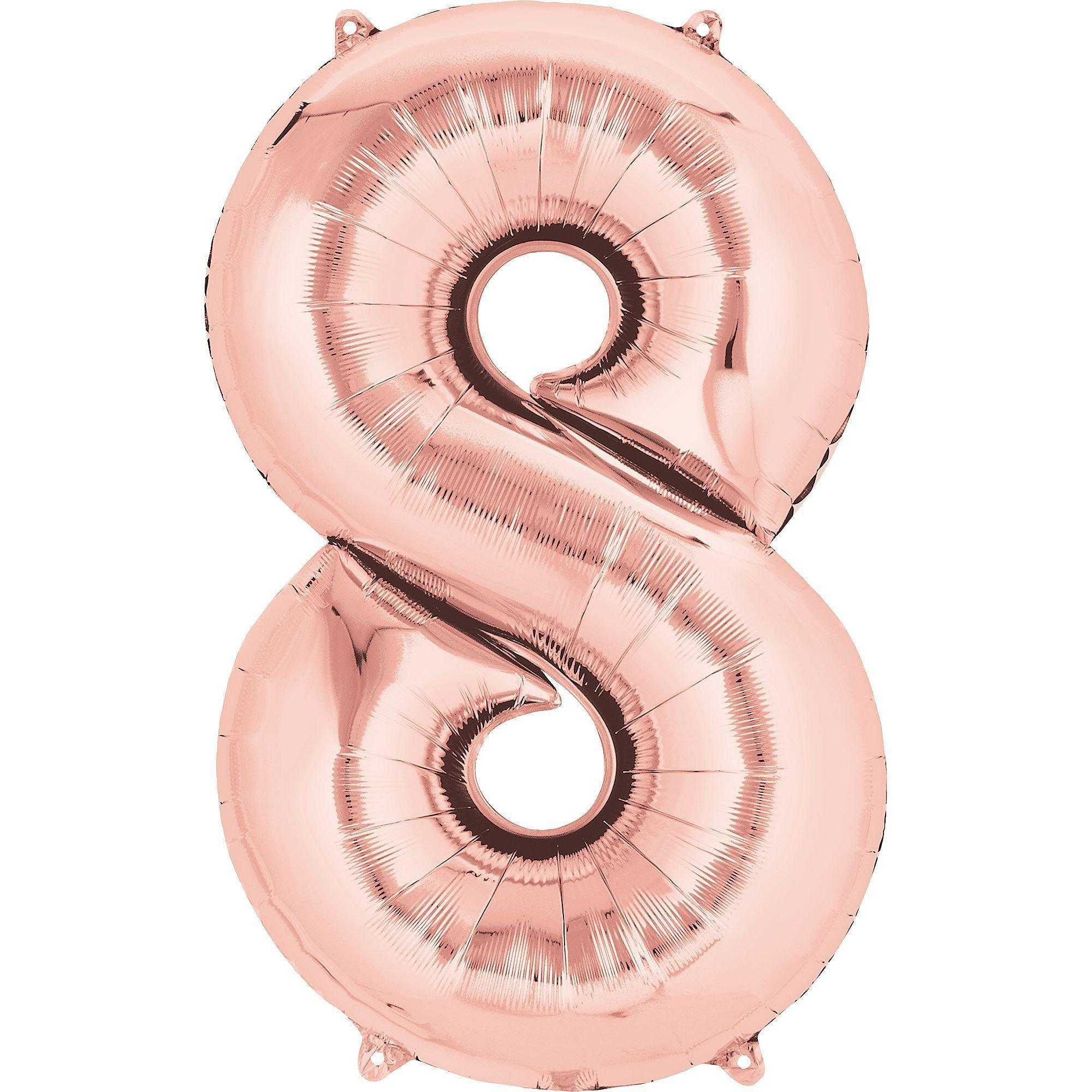 34in Number (0-9) Balloon, Assorted Colors